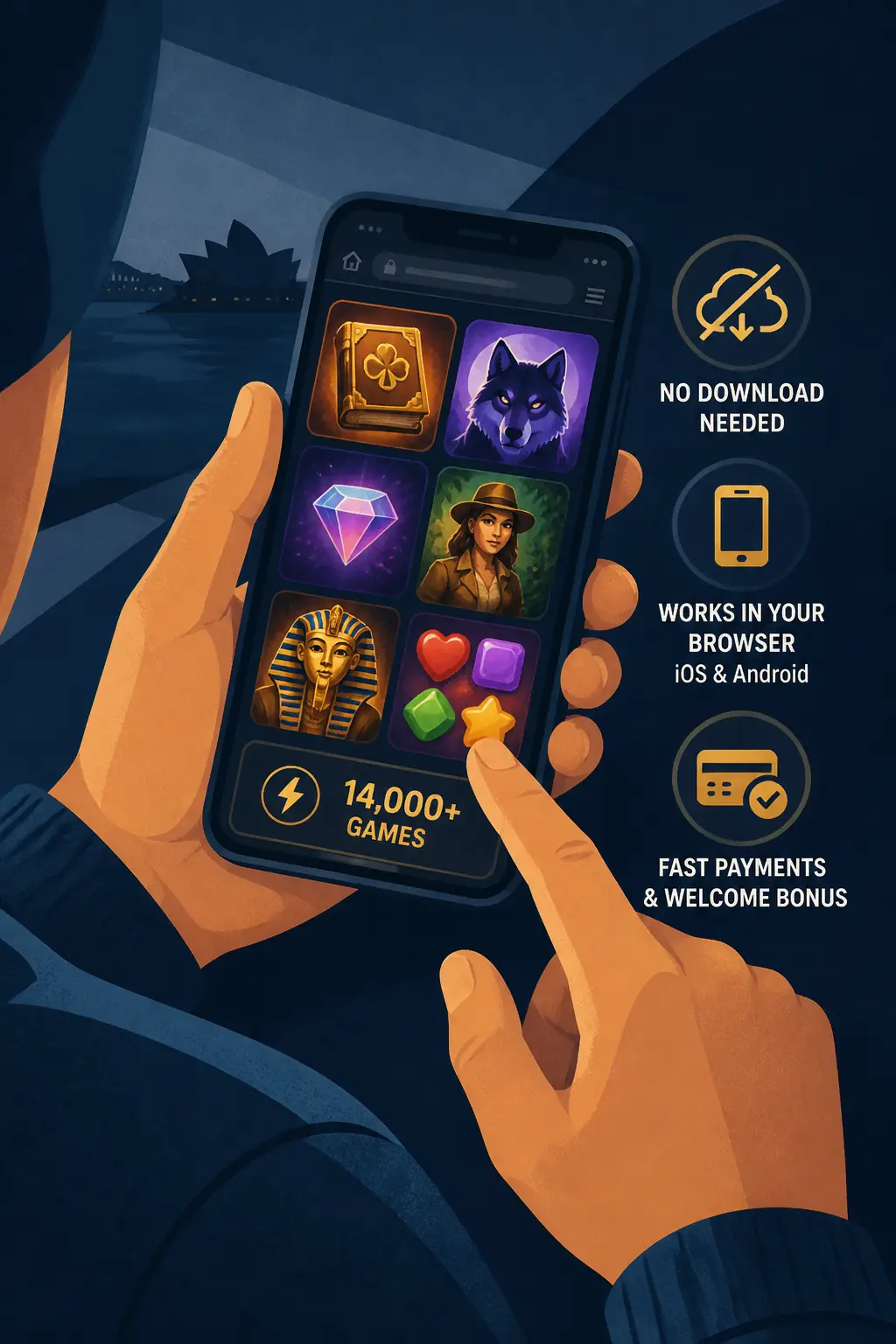 Lucky Dreams App: Mobile Casino for Australia visual guide for Lucky Dreams Casino