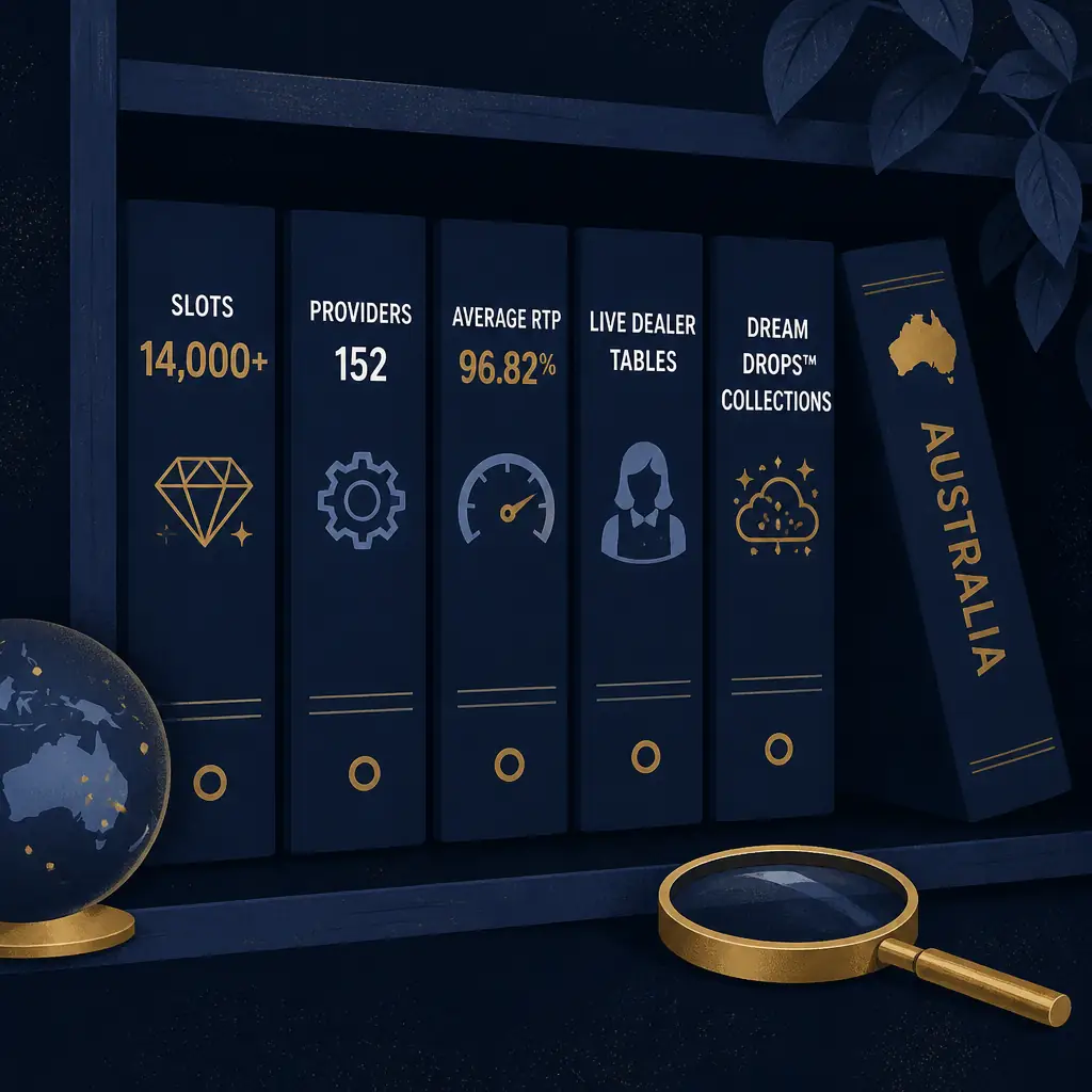 Lucky Dreams Casino Online Pokies visual guide for Lucky Dreams Casino